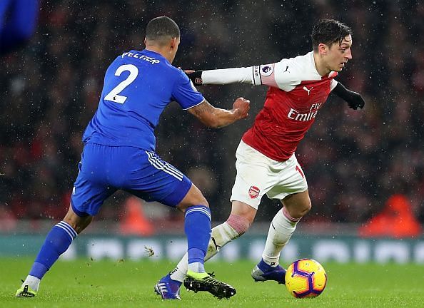 Ozil wasn't at his best against Cardiff